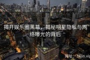 揭开娱乐圈黑幕，揭秘明星隐私与网络曝光的背后