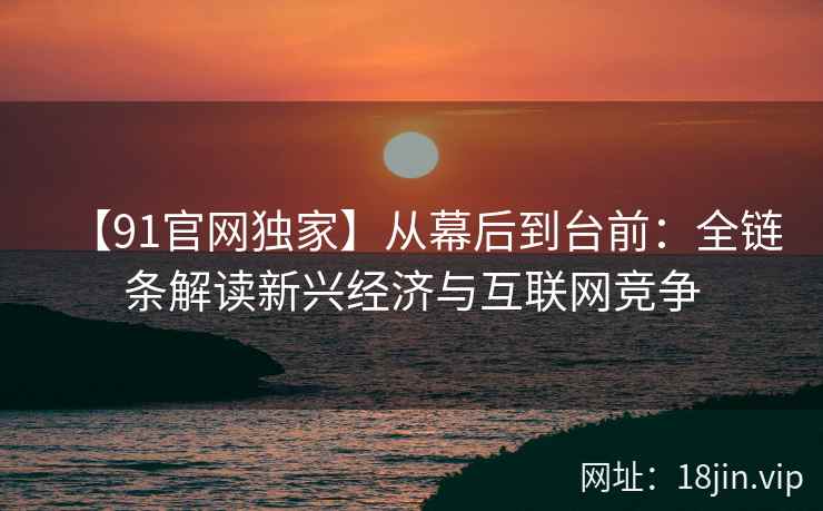 【91官网独家】从幕后到台前：全链条解读新兴经济与互联网竞争