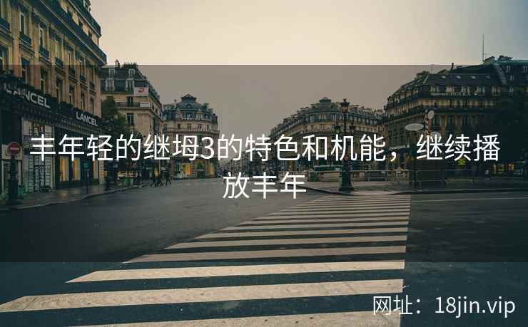 丰年轻的继坶3的特色和机能，继续播放丰年