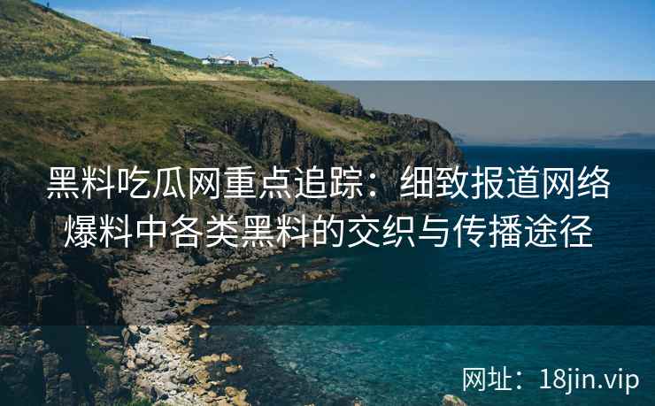 黑料吃瓜网重点追踪：细致报道网络爆料中各类黑料的交织与传播途径